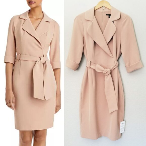 Black Halo Women's Mini Dress in Blush Pink - Picture 1 of 15